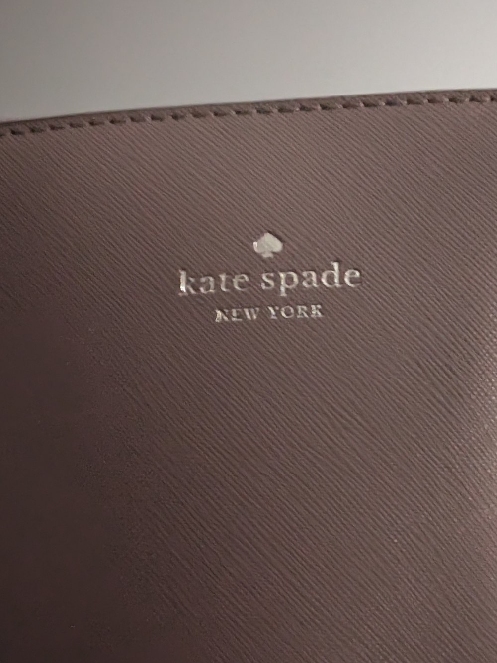 kate spade Leather Tote - Mauve Plum